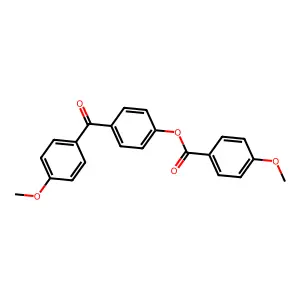 4-[(4-Methoxyphenyl)carbonyl]phenyl 4-methoxybenzoate structure