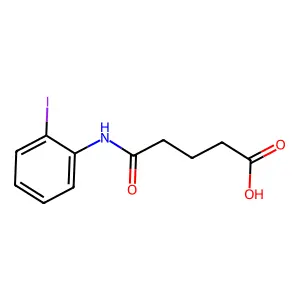 4-(2-Iodo-phenylcarbamoyl)-butyric acid structure