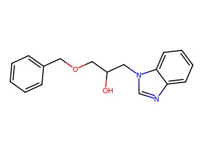 1-(Benzimidazol-1-yl)-3-phenylmethoxypropan-2-ol structure