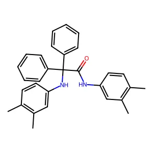 2-(3,4-dimethylanilino)-N-(3,4-dimethylphenyl)-2,2-diphenylacetamide structure