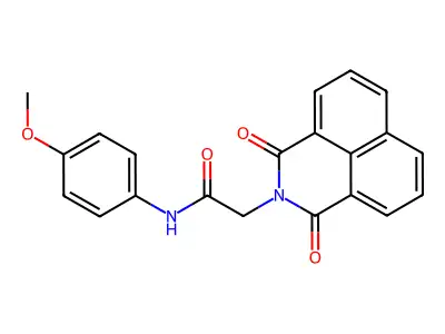 2-(1,3-dioxo-1H-benzo[de]isoquinolin-2(3H)-yl)-N-(4-methoxyphenyl)acetamide structure