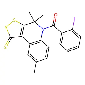 C20H16INOS3 structure