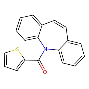 Benzo[b][1]benzazepin-11-yl(thiophen-2-yl)methanone structure