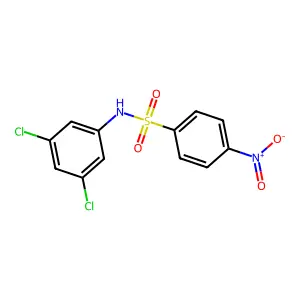N-(3,5-dichlorophenyl)-4-nitrobenzenesulfonamide structure