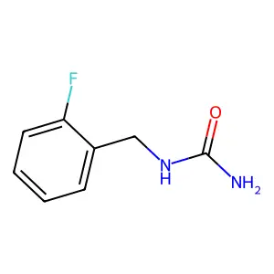 [(2-Fluorophenyl)methyl]urea structure