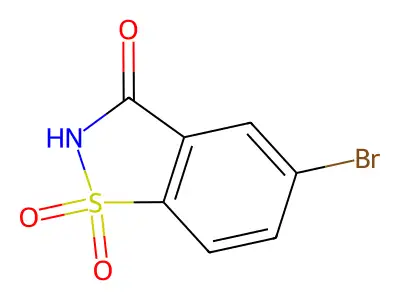 5-Bromobenzo[d]isothiazol-3(2H)-one 1,1-dioxide structure