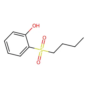 Phenol, o-(butylsulfonyl)- structure