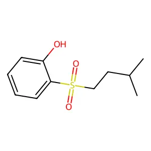 2-(Isopentylsulfonyl)phenol structure