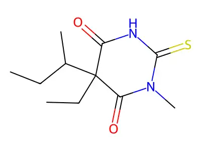 N-Methyl-thiobutabarbital structure