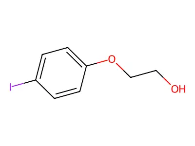 2-(4-Iodophenoxy)ethanol structure