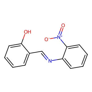(6E)-6-[(2-nitroanilino)methylidene]cyclohexa-2,4-dien-1-one structure