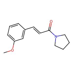 3-(3-Methoxyphenyl)-1-(pyrrolidin-1-yl)prop-2-en-1-one structure