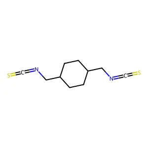 Isothiocyanic acid, 1,4-cyclohexylene-, dimethylene ester structure