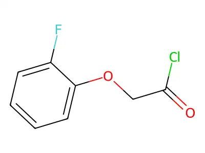 (2-Fluorophenoxy)acetyl chloride structure