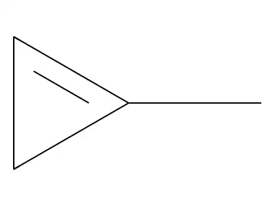 1-甲基環丙烯 structure