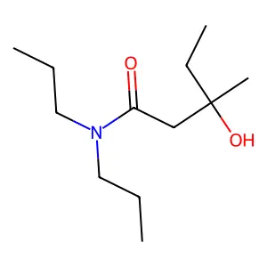 Pentanamide, 3-hydroxy-3-methyl-N,N-dipropyl- structure
