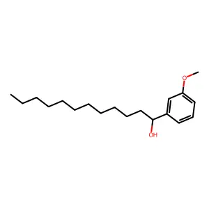 Benzyl alcohol, m-methoxy-alpha-undecyl- structure