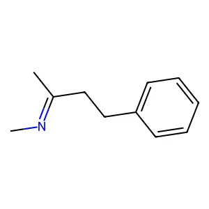 Methylamine, N-(1-methyl-3-phenylpropylidene)- structure
