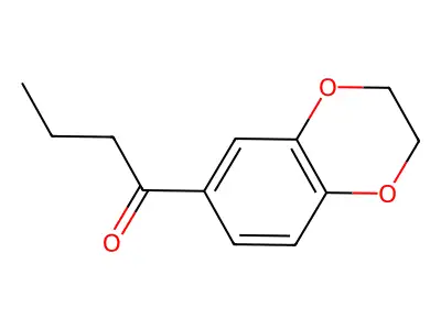 1-(2,3-Dihydro-1,4-benzodioxin-6-yl)butan-1-one structure