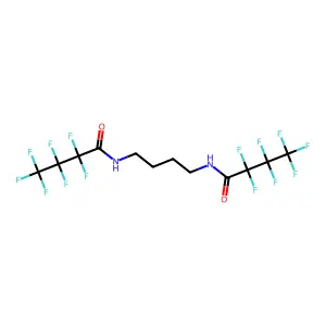 N,N'-Bis(heptafluorobutyryl)putrescine structure