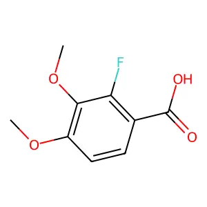 2-Fluoro-3,4-dimethoxybenzoic acid structure