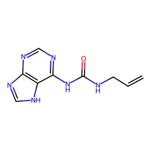 Urea, 1-allyl-3-purin-6-yl- structure