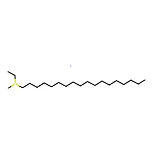 Sulfonium, ethylmethyloctadecyl-, iodide structure