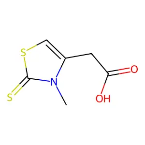 (3-Methyl-2-sulfanylidene-2,3-dihydro-1,3-thiazol-4-yl)acetic acid structure