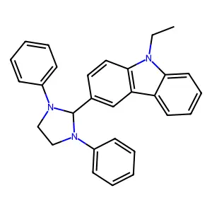 3-(1,3-diphenyl-2-imidazolidinyl)-9-ethyl-9H-carbazole structure