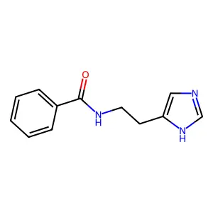 Histamine, N-benzoyl- structure