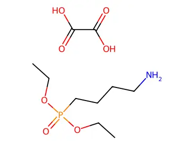 Diethyl (4-aminobutyl)phosphonate oxalate structure