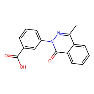 3-(4-methyl-1-oxophthalazin-2(1H)-yl)benzoic acid structure