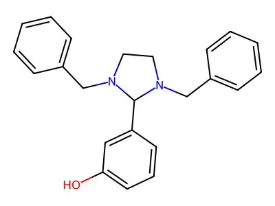 3-(1,3-Dibenzylimidazolidin-2-yl)phenol structure