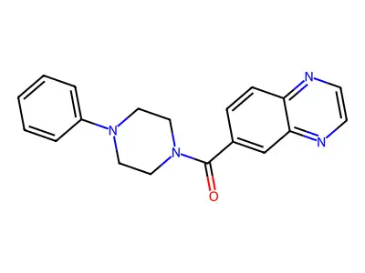 (4-Phenylpiperazin-1-yl)-quinoxalin-6-ylmethanone structure