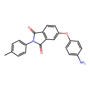 5-(4-aminophenoxy)-2-(4-methylphenyl)-1H-isoindole-1,3(2H)-dione structure