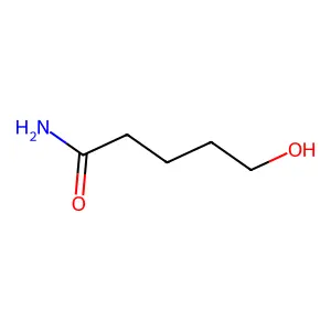 Pentanamide, 5-hydroxy- structure