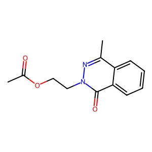 2-[2-(Acetyloxy)ethyl]-4-methyl-1(2H)-phthalazinone structure