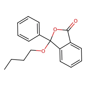 3-Butoxy-3-phenyl-2-benzofuran-1(3H)-one structure