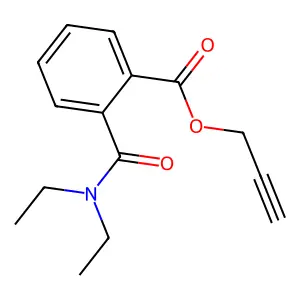2-Propynyl 2-[(diethylamino)carbonyl]benzoate structure