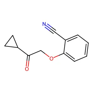 2-(2-Cyclopropyl-2-oxoethoxy)benzonitrile structure