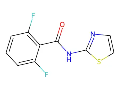 2,6-Difluoro-N-(1,3-thiazol-2-yl)benzamide structure