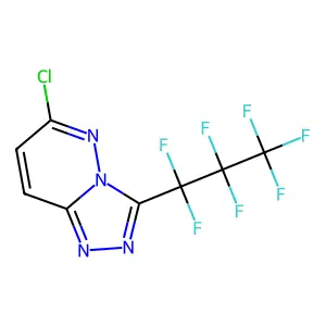 6-Chloro-3-(1,1,2,2,3,3,3-heptafluoropropyl)[1,2,4]triazolo[4,3-b]pyridazine structure
