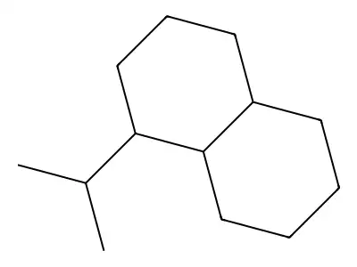 Isopropyldecalin structure