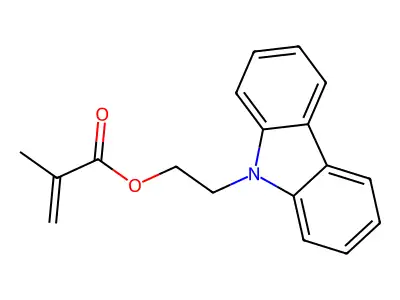 2-(9H-Carbazol-9-yl)ethyl methacrylate structure