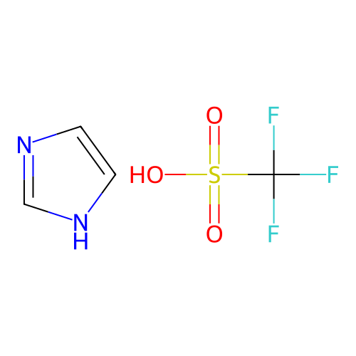 Imidazole trifluoromethanesulfonate structure
