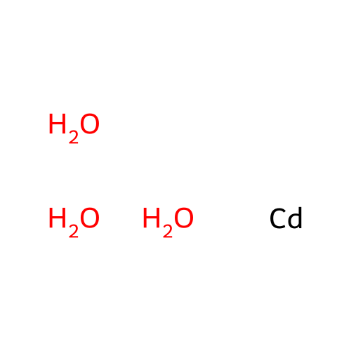 Cadmium--water (1/3) structure