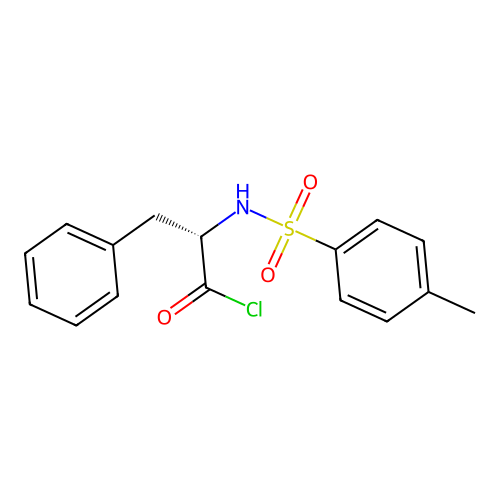 Tosyl-L-phenylalanyl Chloride structure