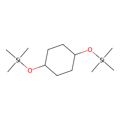 Silane, [1,4-cyclohexanediylbis(oxy)]bis[trimethyl- structure