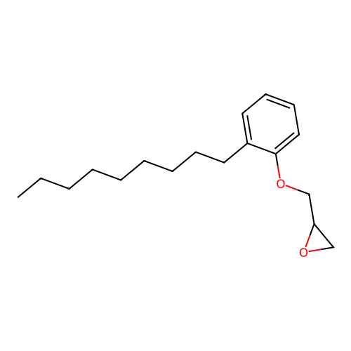 ((o-Nonylphenoxy)methyl)oxirane structure
