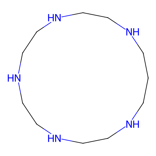 1,4,7,10,13-Pentaazacyclohexadecane structure
